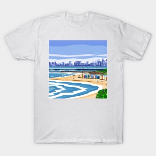 Melbourne Beach Huts T-Shirt